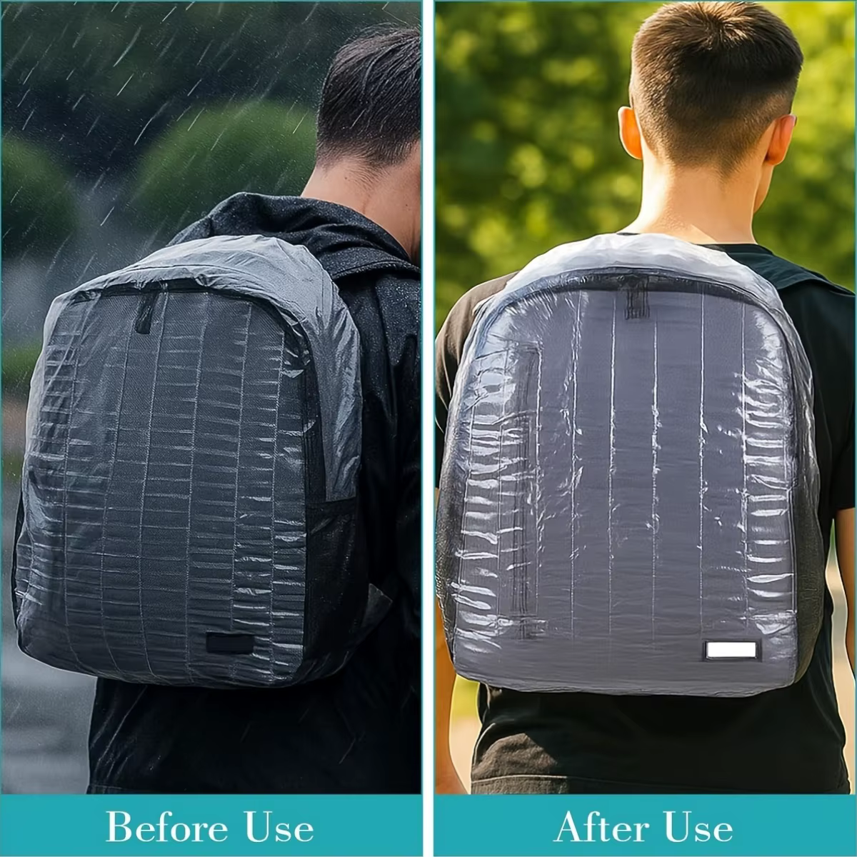 Housse de pluie jetable pour sac à dos