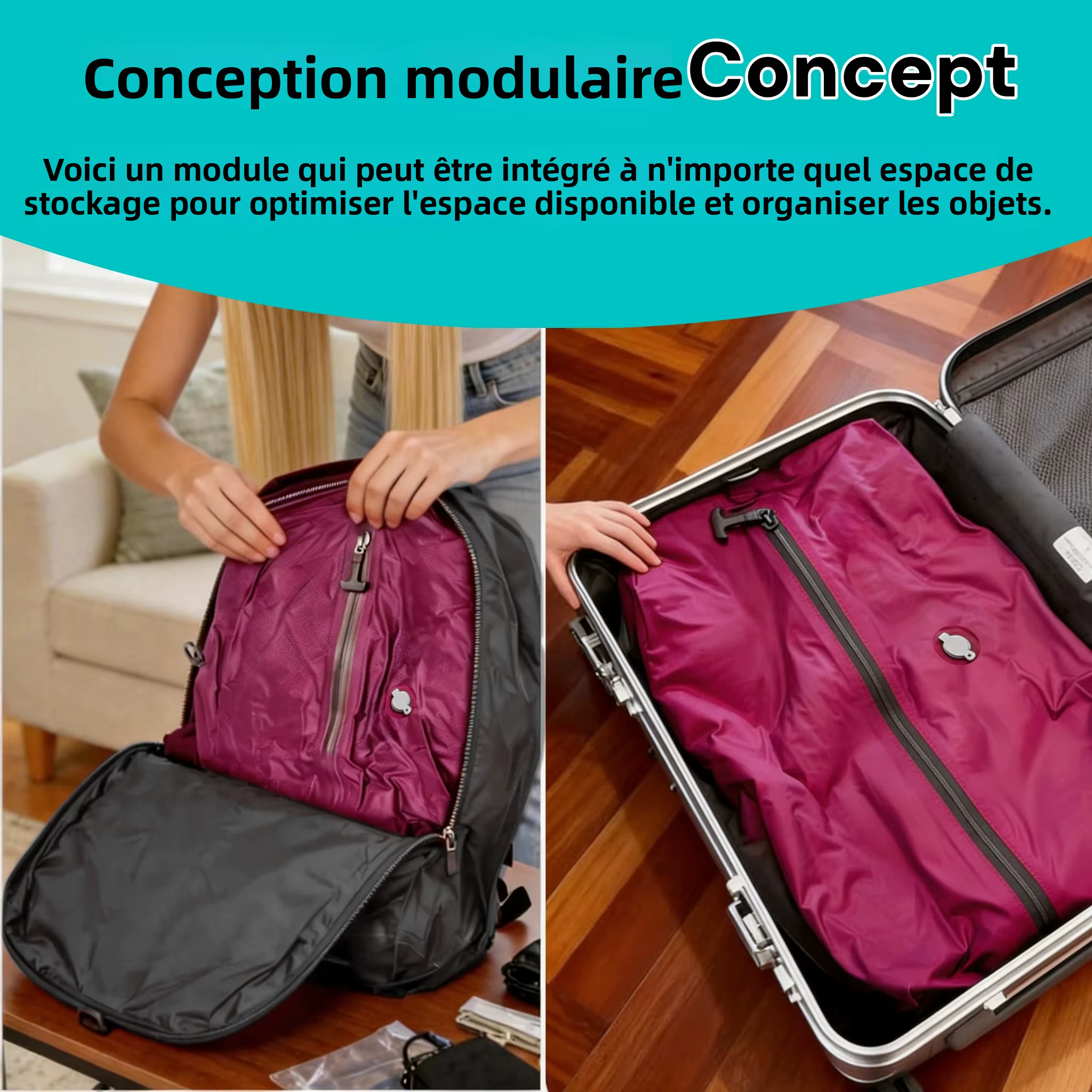 Sacs de compression sous vide portables pour le camping et les voyages