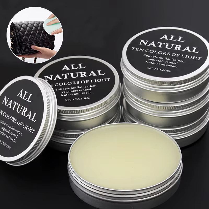 Crème à l'huile de vison 30ml/50ml/100ml, pour chaussures en cuir, sacs, crème de soin du cuir, crème d'entretien du cuir, accessoires d'artisanat du cuir