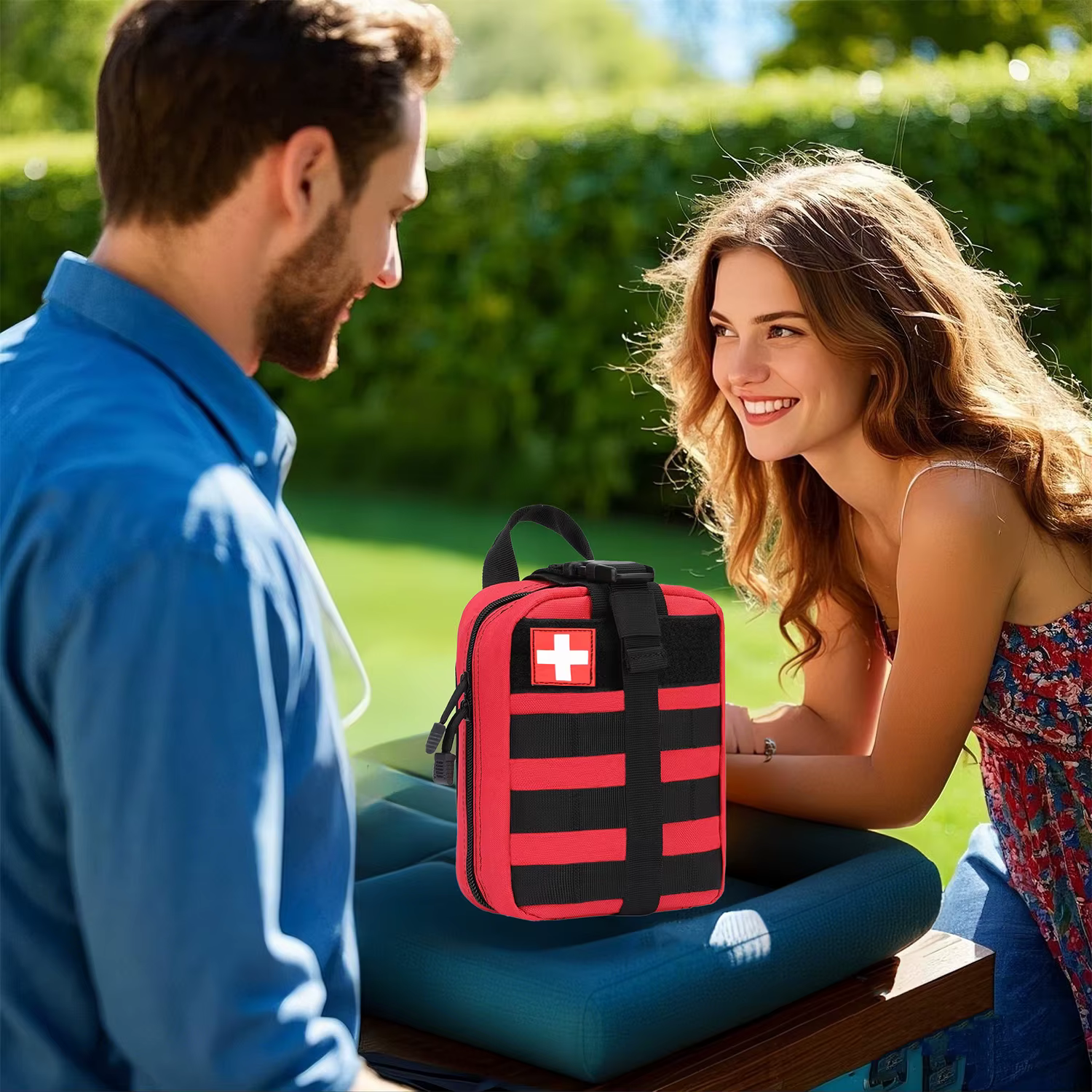 379 pièces trousse de premiers secours pour le bureau à domicile sac d'urgence portable