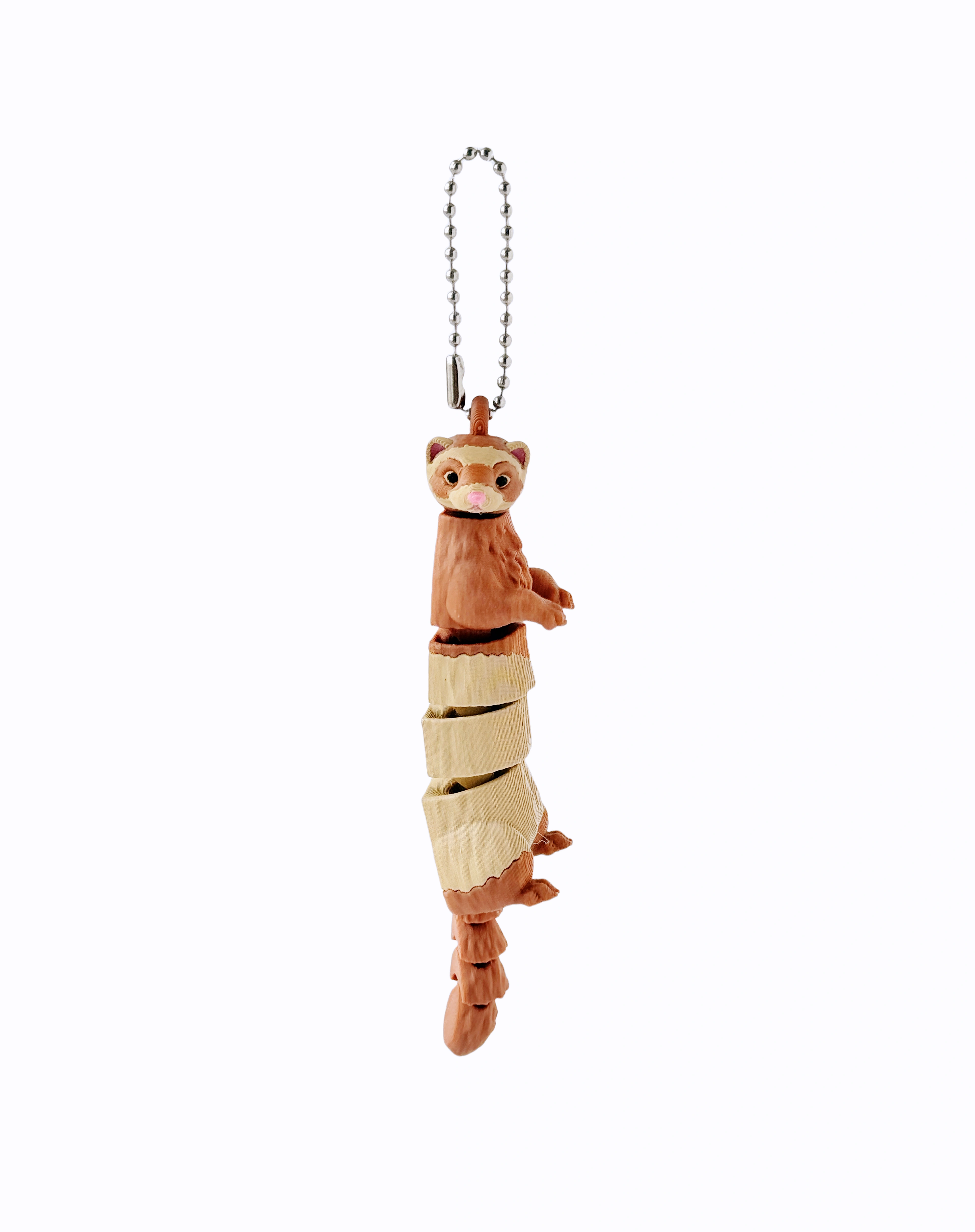 1/2 pièce - Porte-clés furet articulé imprimé en 3D pour la Saint-Valentin, cadeau de jouet de mariage d’anniversaire de Noël, décoration suspendue intérieure et extérieure du Nouvel An, ornement susp