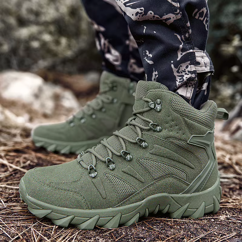 Tactiques bottes d'entraînement de Combat mâle en plein air Camping Anti-usure réponse rapide randonnée chaussures pour hommes pêche chasse baskets pour hommes