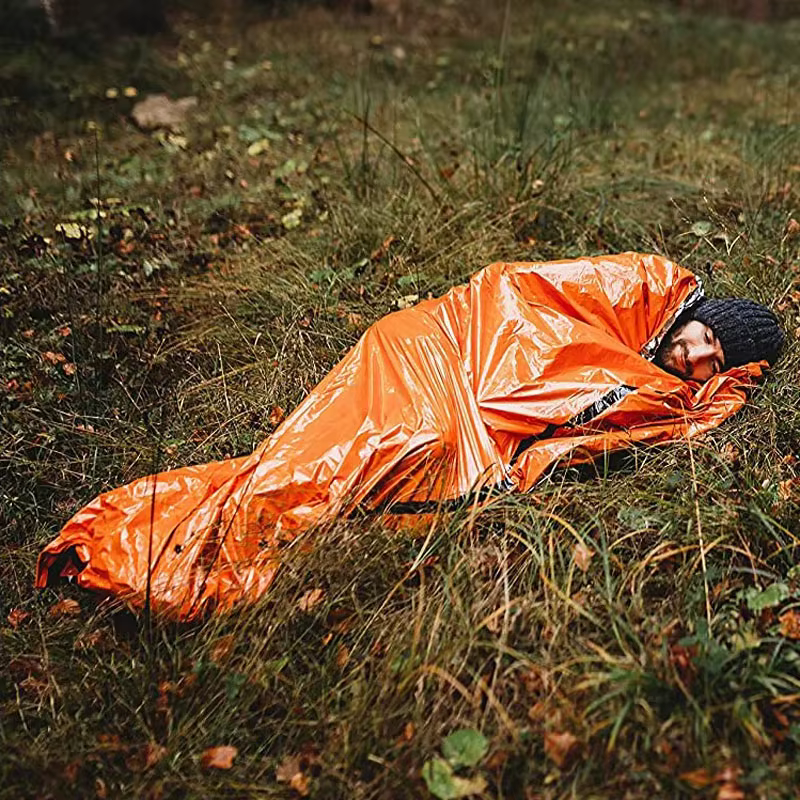 Sac de couchage d'urgence ultra imperméable