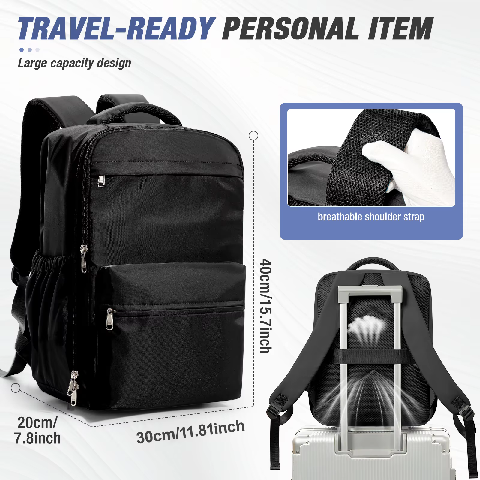 Sac à dos de compression sous vide pour homme