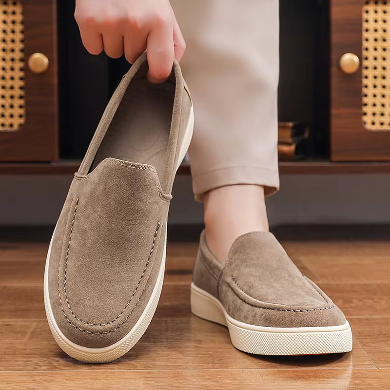 Mode hommes chaussures décontractées en daim cuir hommes classique Style britannique glands mocassins hommes en plein air conduite appartements