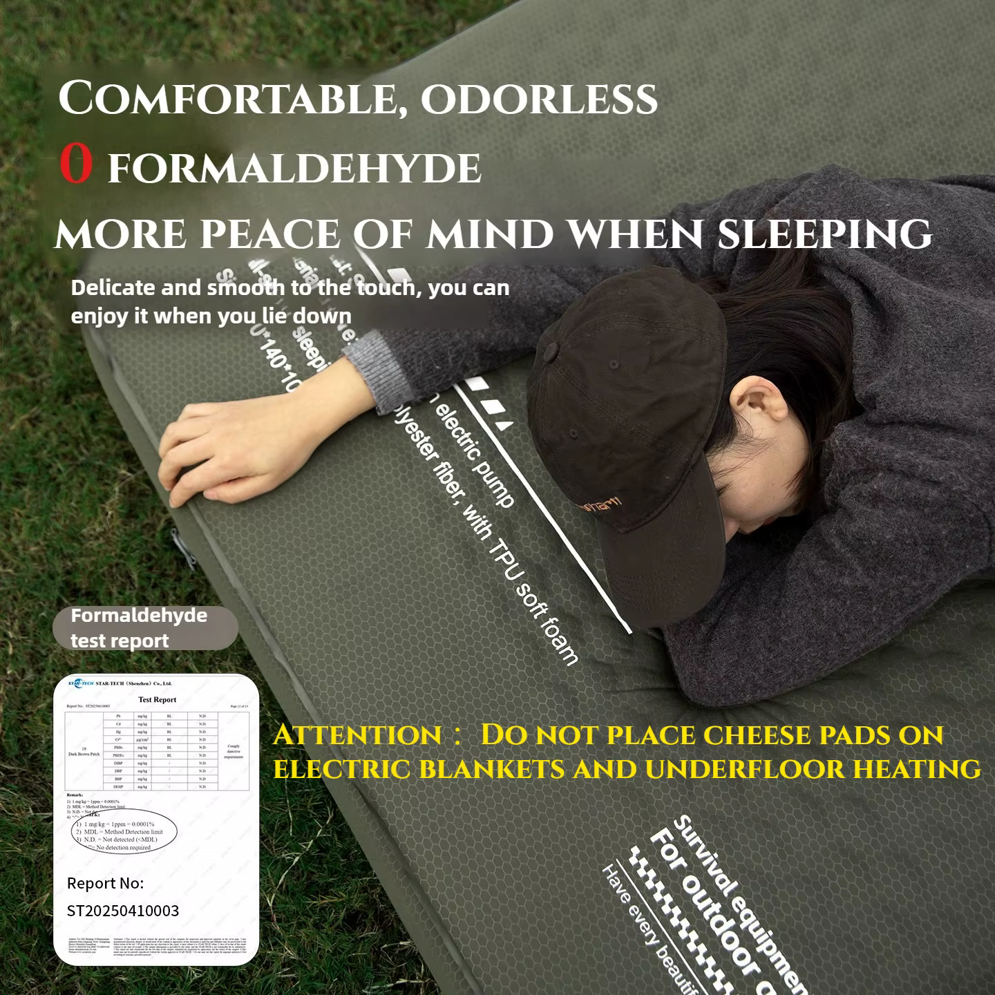 Matelas gonflable d'extérieur MOUNDAINHIKER