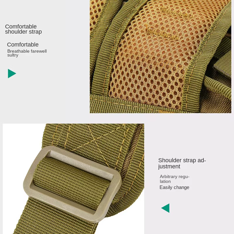 Oulylan polyvalent tactique voyage Camping sac à dos en plein air décontracté léger épaule sac hommes grande capacité sport poitrine Pack
