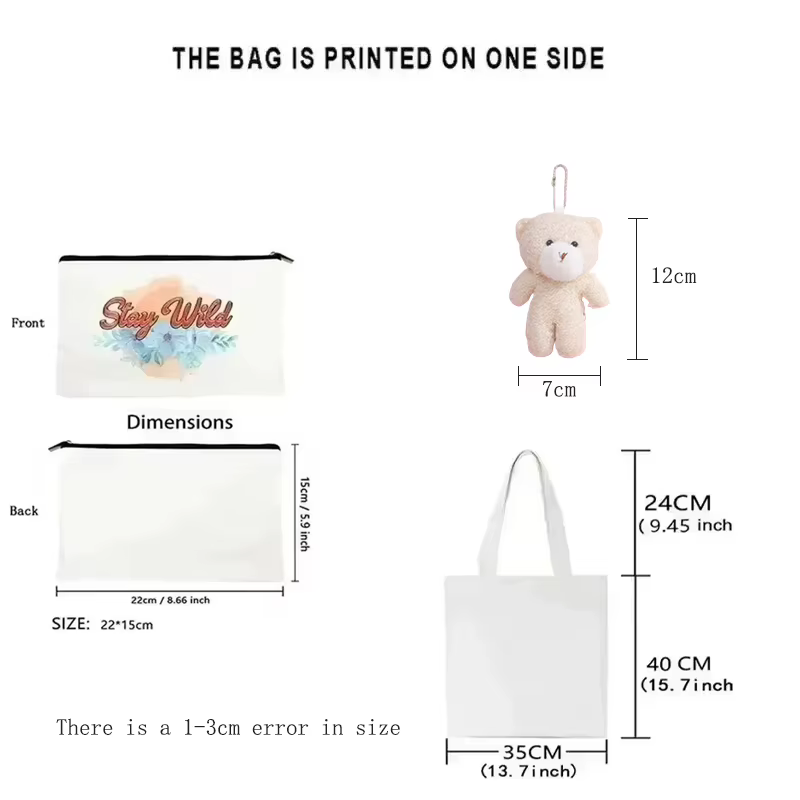Sac en toile kawaii Pokemon Gengar Charizard Jigglypuff, 3 pièces/ensemble, sac de shopping de grande capacité avec figurines d'anime, cadeau