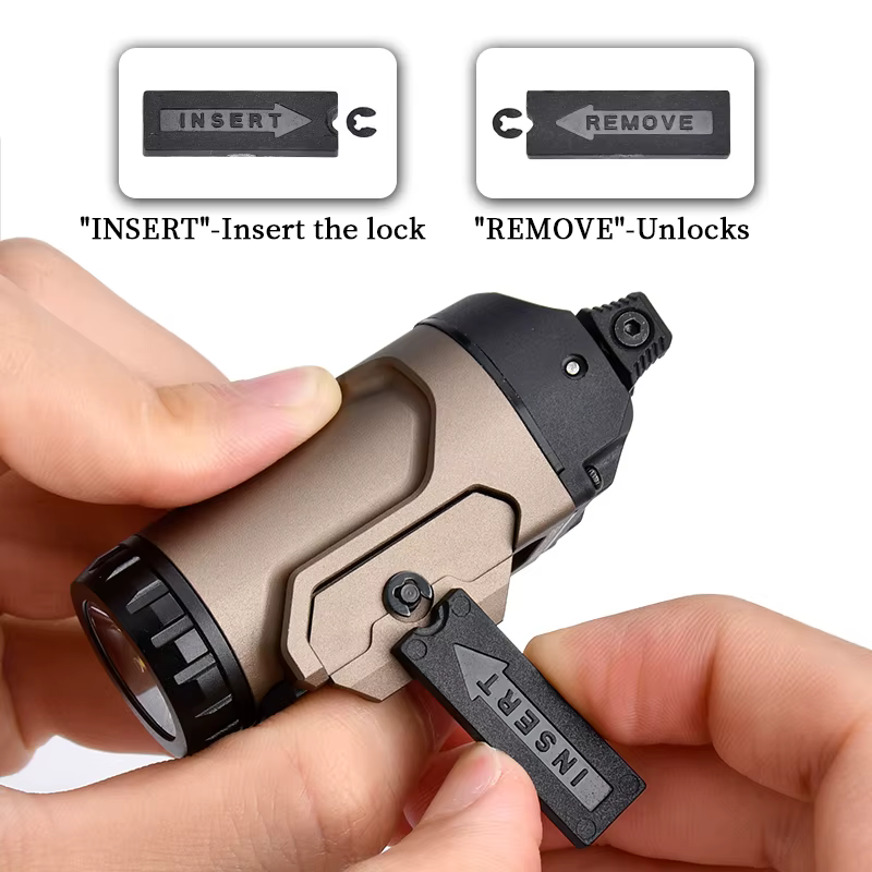 Tactique FOXTROT2R 700 Lumen lampe de poche universelle multifonctionnelle extérieure prévention des éclaboussures de pluie FOXTROT pistolet lumière