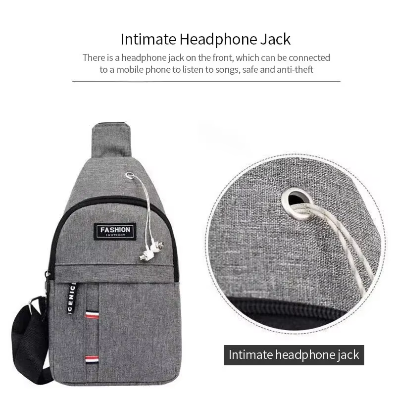 Sac Banane Imperméable de Grande Capacité pour Homme