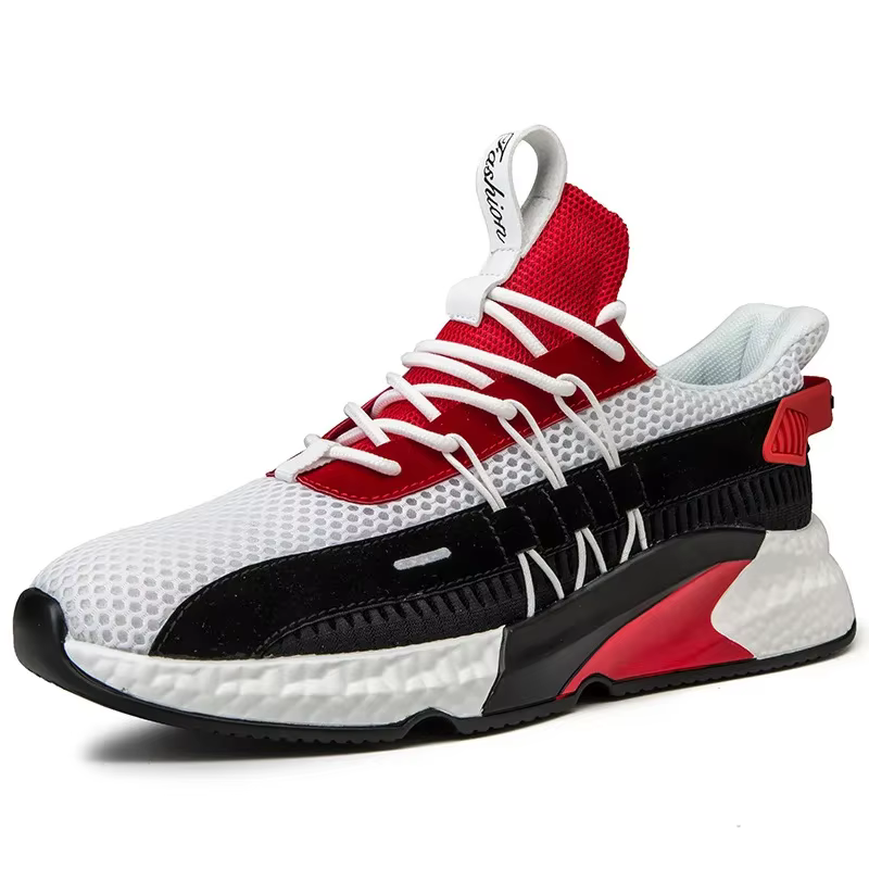 Chaussures de sport décontractées pour hommes, style preppy, nouvelle collection automne 2020 Amazon, respirantes, tige en caoutchouc, saison estivale