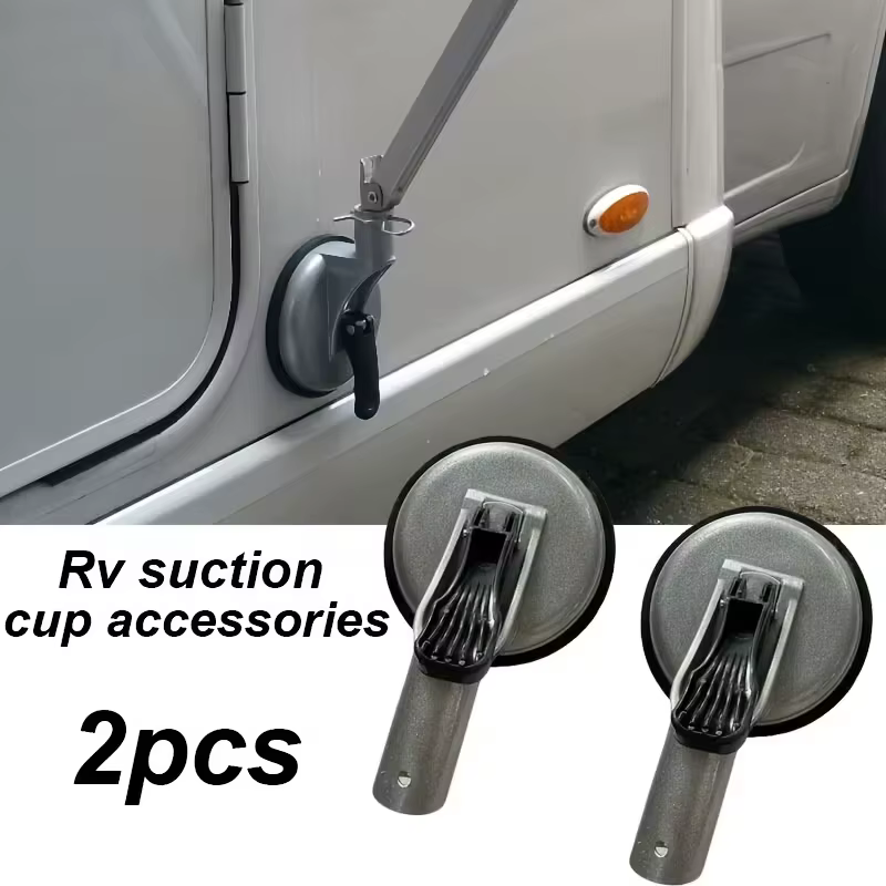 Support de fixation pour auvent Thule Omnistor RV, 2 pièces, Compatible avec les camping-cars, ventouse robuste, facile à installer