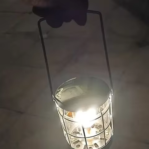Mini lampe à gaz Camping en plein air lanterne à gaz lumière à gaz