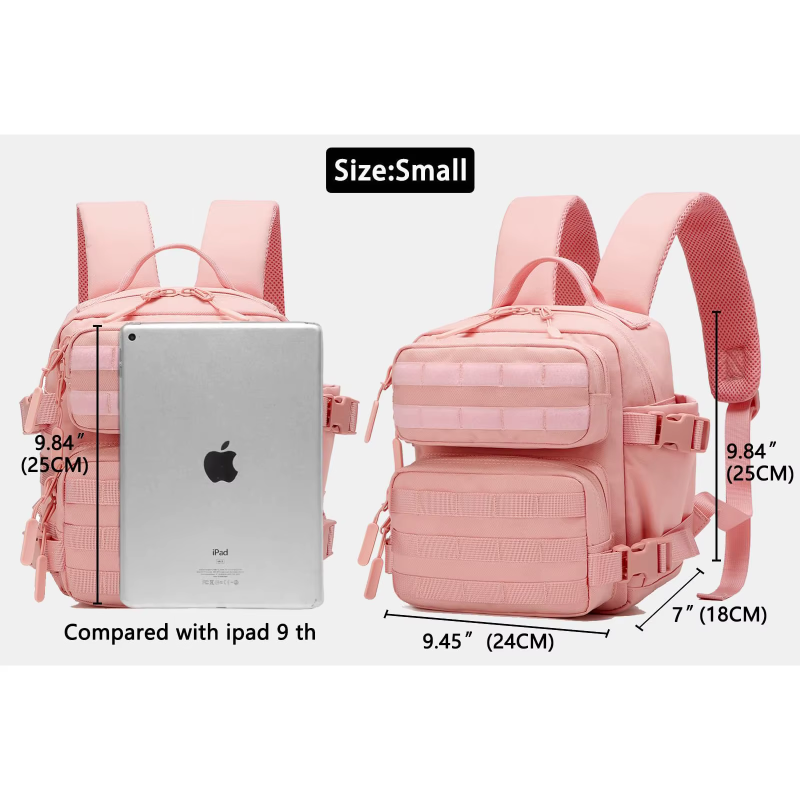 Mini sac à dos 9L pour hommes et femmes