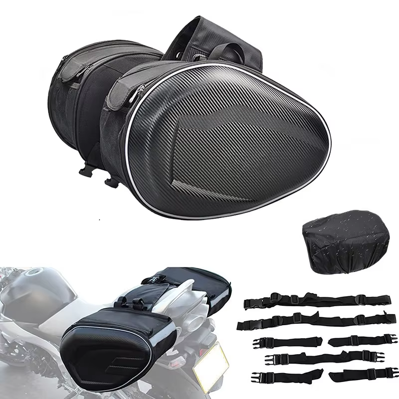 Sacs de voyage universels pour casque de Moto de course, sacoches de valise pour BMW KAWASAKI YAMAHA Honda, sac + imperméable