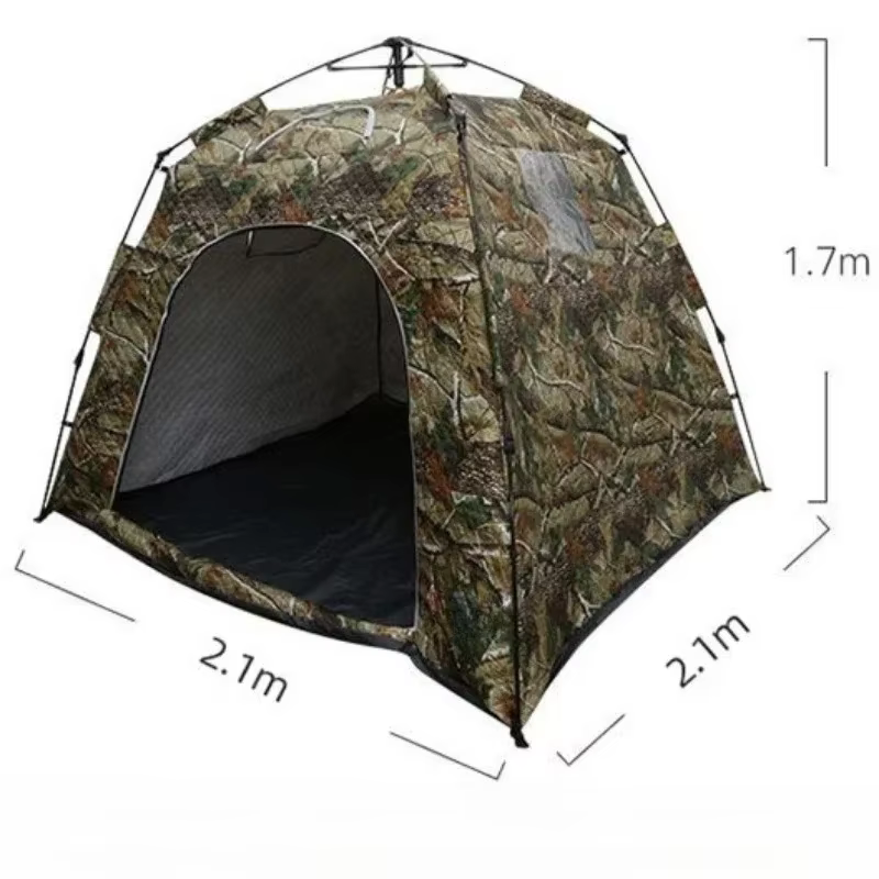 Tente extérieure automatique en coton pour 3 à 4 personnes