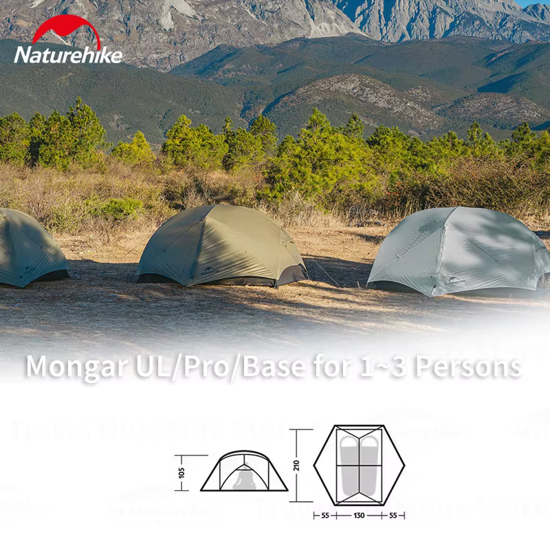 Naturehike Mongar Camping Tente Trekking Randonnée Abri