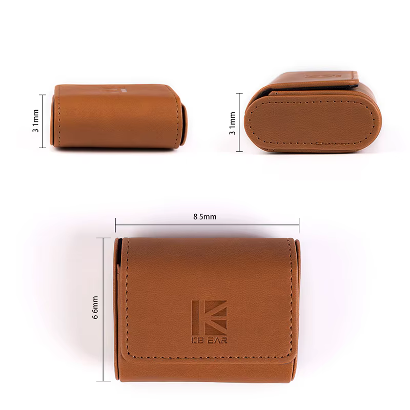 Sac portable pour écouteurs KBEAR, étui de rangement pour écouteurs intra-auriculaires et câbles, adapté aux écouteurs, aux bouchons d'oreilles et aux câbles