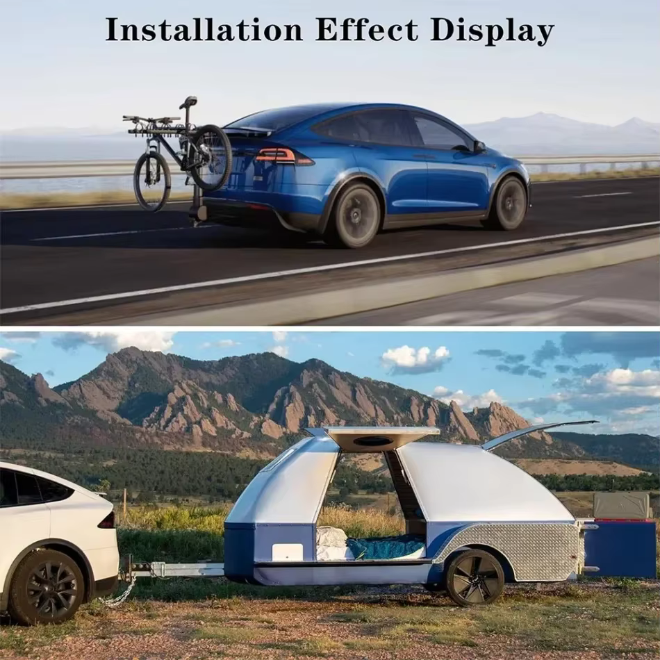 Attelage pour Tesla Model Y 2017-2024, crochet de remorquage, anneau de remorquage arrière, récepteur, ne comprend pas le crochet, adaptateur de crochet de remorquage, accessoire automobile