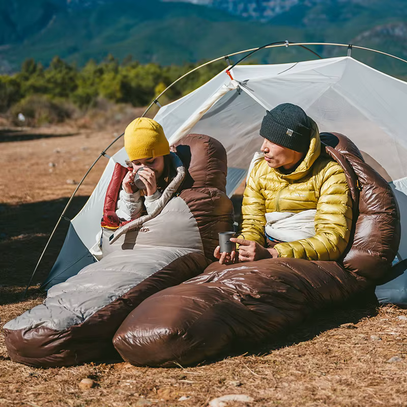 Naturehike Snowbird Camping canard vers le bas sac de couchage adulte momie