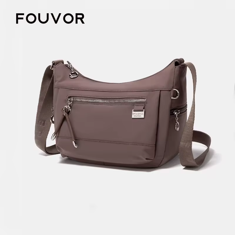 EPOL Sac bandoulière léger et imperméable en nylon pour femme