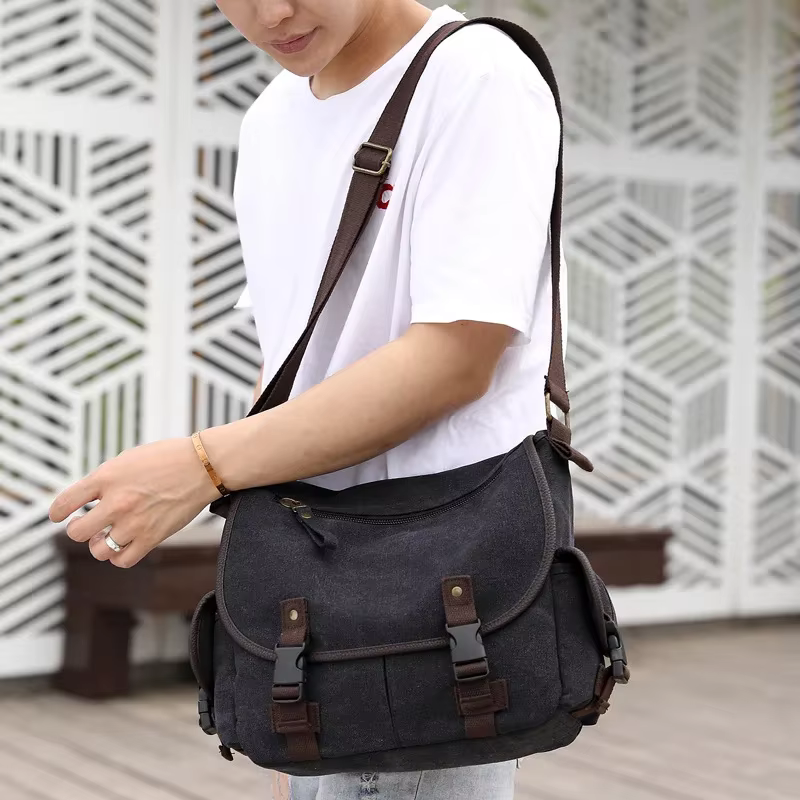 Tilorraine-Sac à main en toile pour hommes