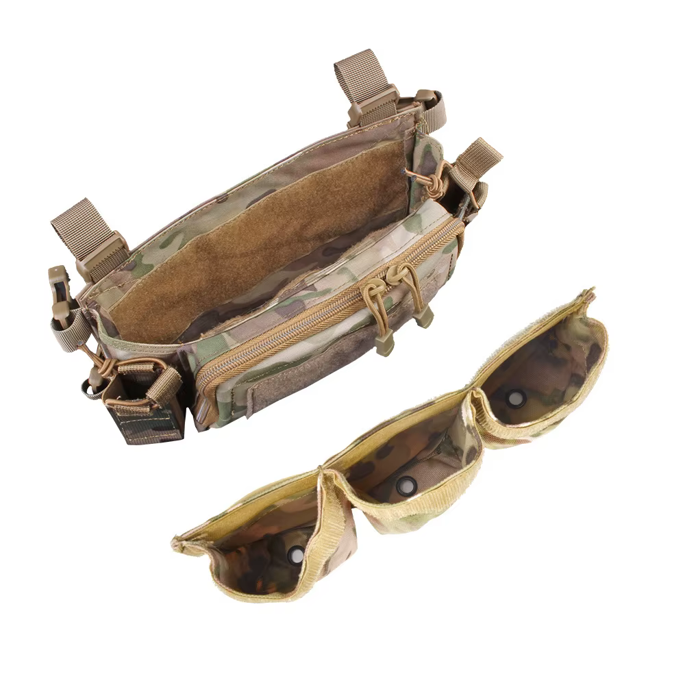 Sac d'alpinisme en plein air de l'armée unisexe Flatpack D3 Plus sac à dos d'hydratation plate-forme de poitrine gilet fusil AK M4 cintre utilitaire pochette ventrale