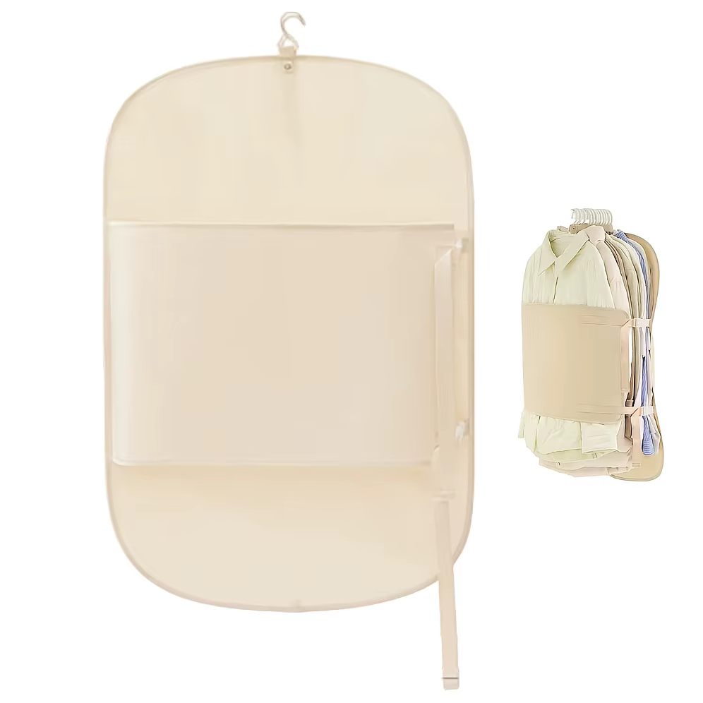 Sac de compression suspendu pour vestes et manteaux – Gain de place de 50 % – Accessoires de chambre à coucher – Organisateur de vêtements