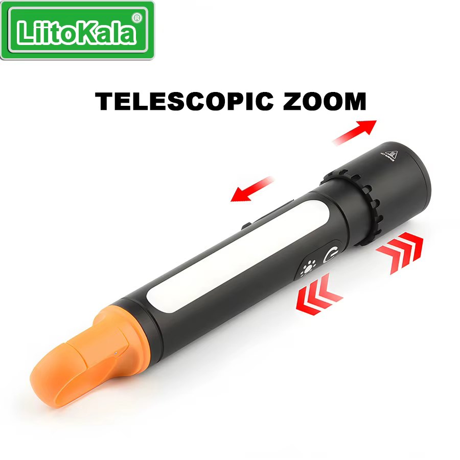 Lampe de poche Ultra lumineuse LF-X725 21700 3500mAh batterie éclairage 1500LM 20W portée 500m