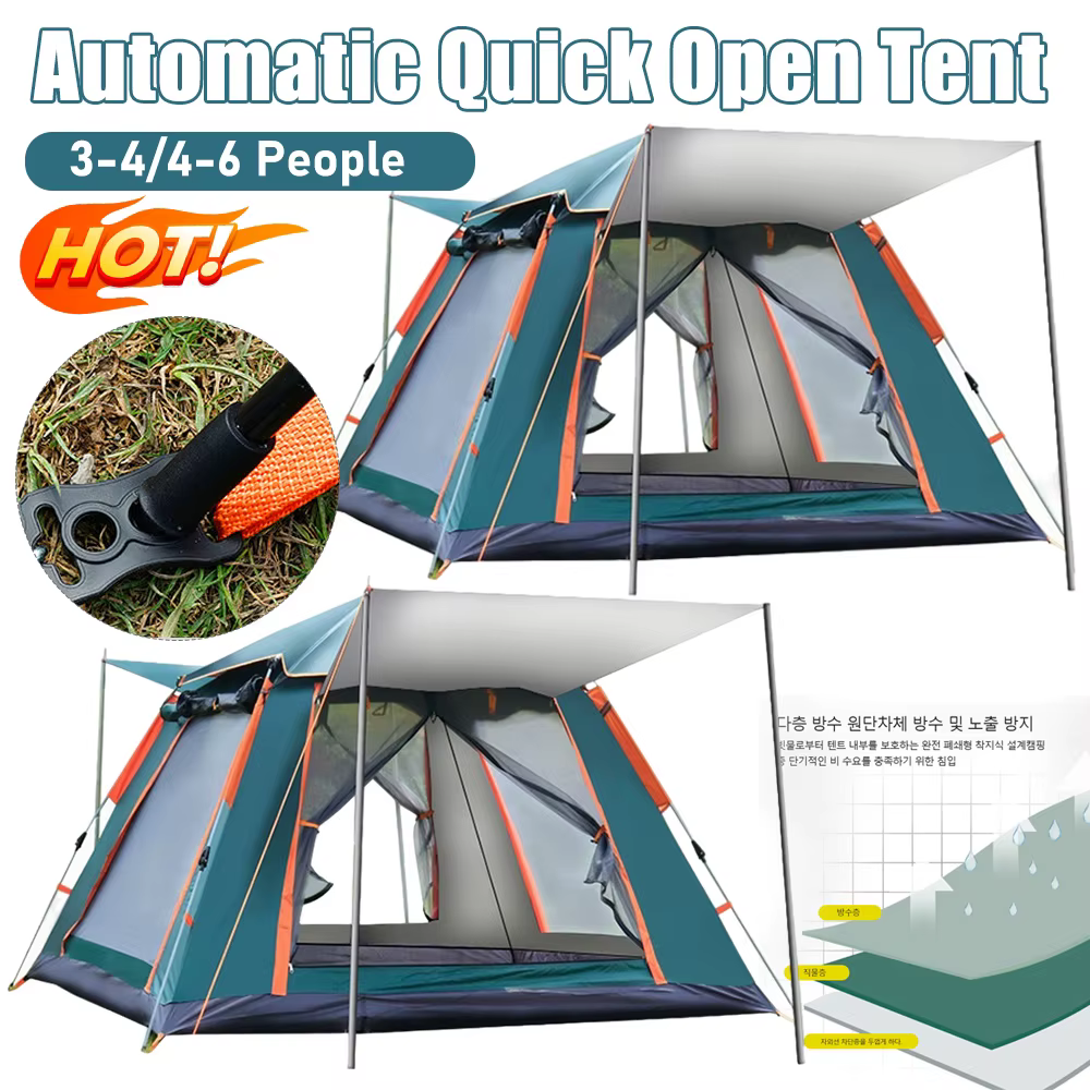Tente de Camping ouverte automatique