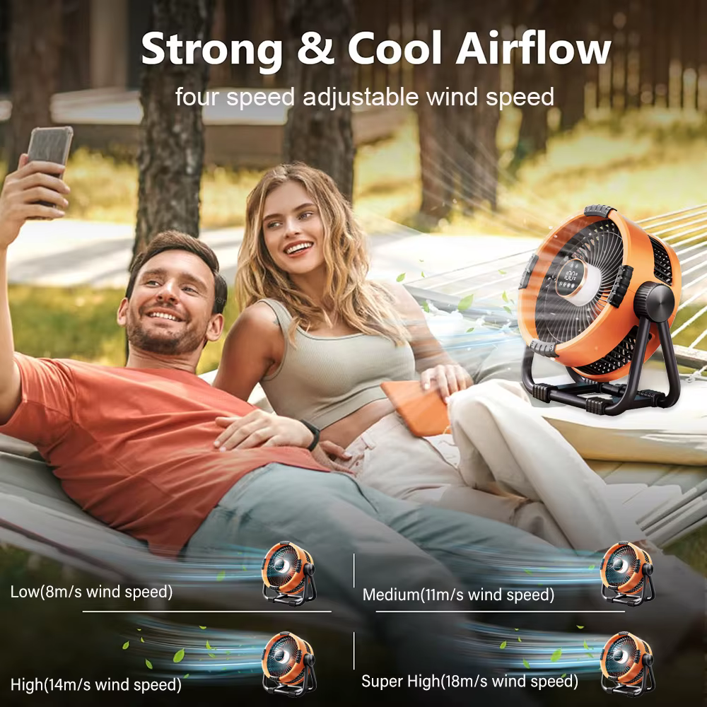Ventilateur de Camping 20000mAh