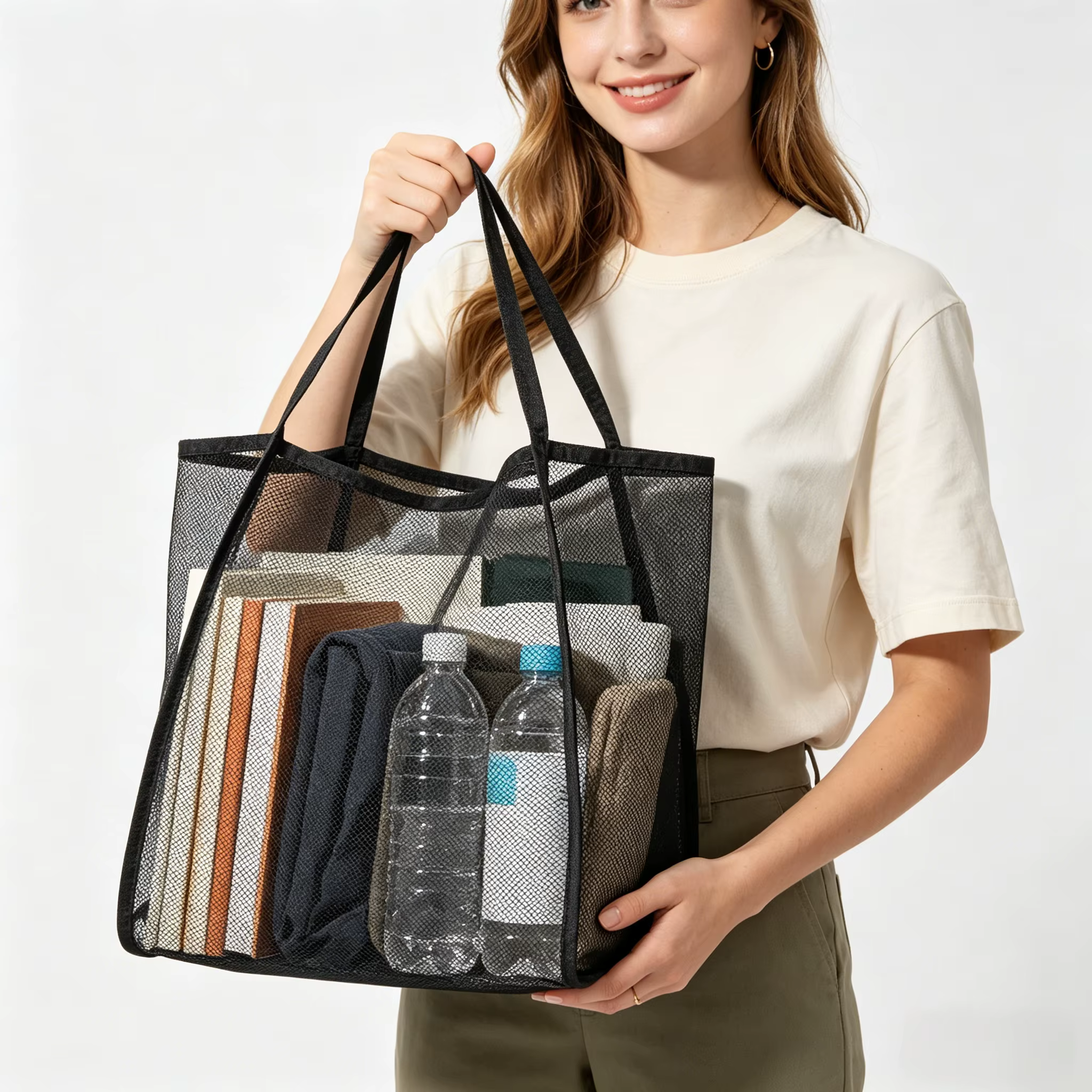 Sac de plage en maille