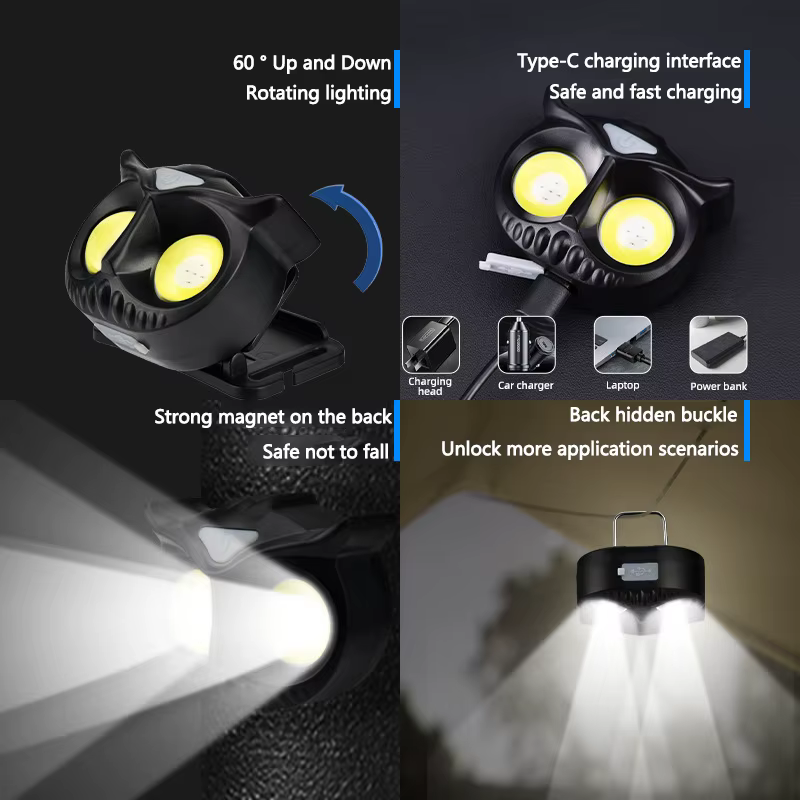 Lampe frontale LiitoKala-Small Owl