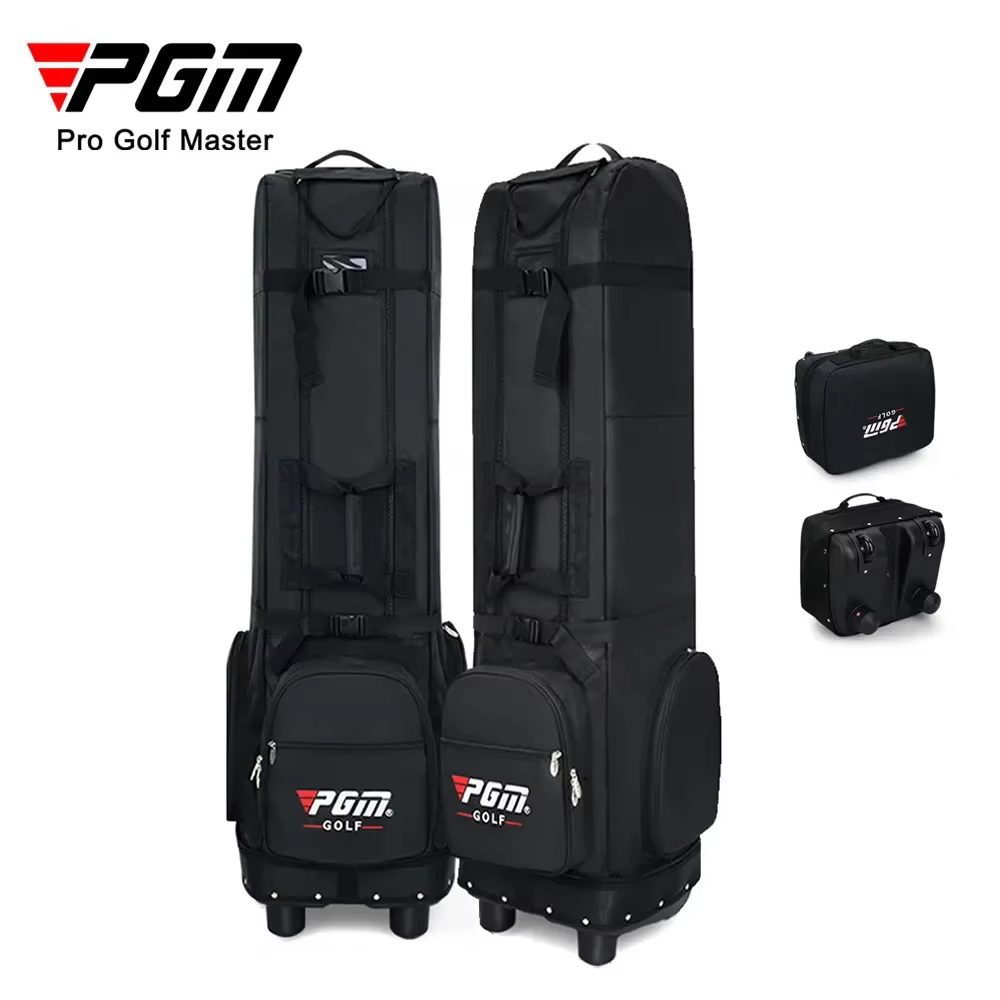 PGM-Sac d'aviation de golf étanche avec roulettes, grande capacité de stockage, pratique, pliable, avion, sacs à balles, voyage, HKB012