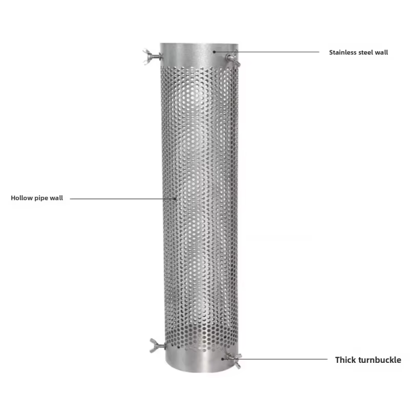 Tuyau de poêle de Camping en acier inoxydable