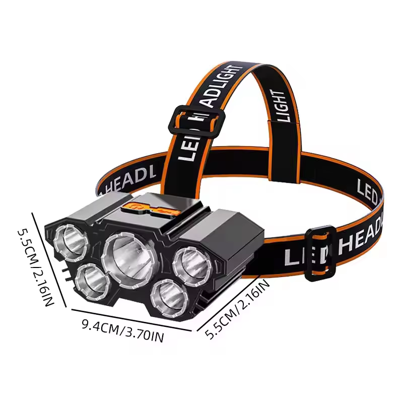 Mini lampe frontale tactique