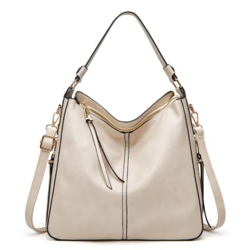 Sac Hobo en Cuir pour Femmes, Sacs à Main Décontractés, Sacs à Bandoulière Tendance, Sacs Vintage, Grande Capacité, Sac Fourre-tout
