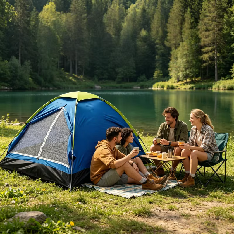 Tente ultralégère pour 2 personnes – porte double couche