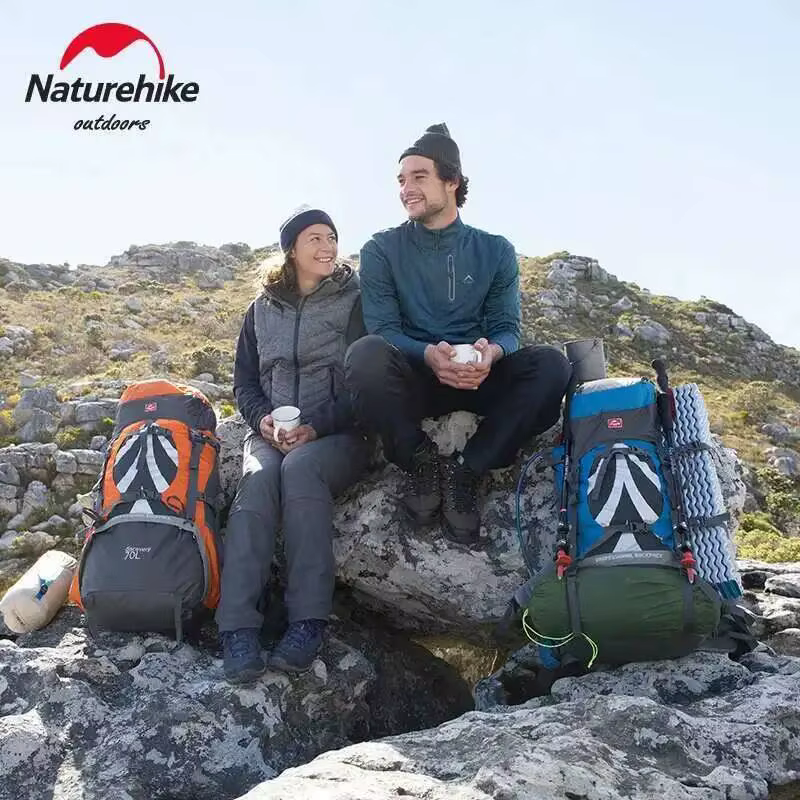 Naturehike 70L sac à dos d'alpinisme sac à dos de randonnée en plein air loisirs sport tourisme sac à dos