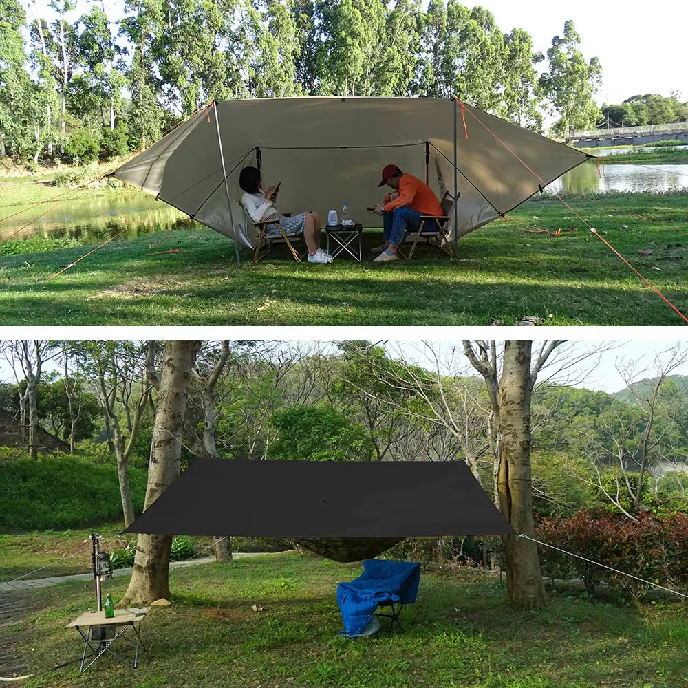 Bâche de survie imperméable à 19 points de suspension