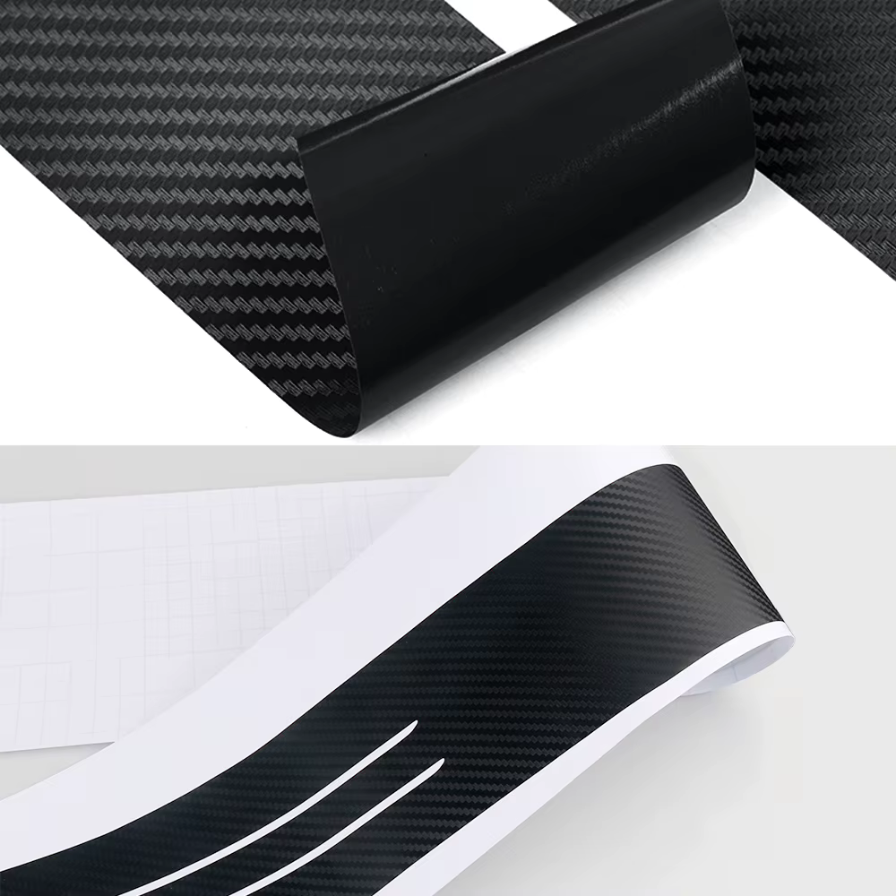 Accessoires de voiture, lèvre de queue de coffre, autocollants de protection en Fiber de carbone pour citroën C4 C3-XR C5 Aircross C6 c-quatre Picasso c-elysee C4L C3L