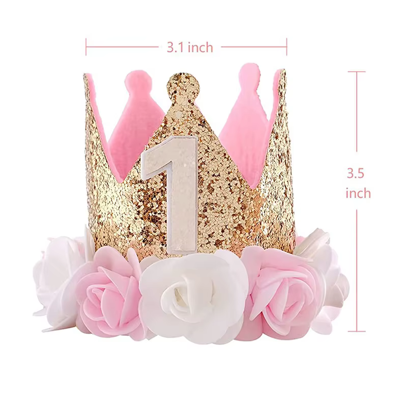 Chapeau de décoration pour fête d'anniversaire 1 an