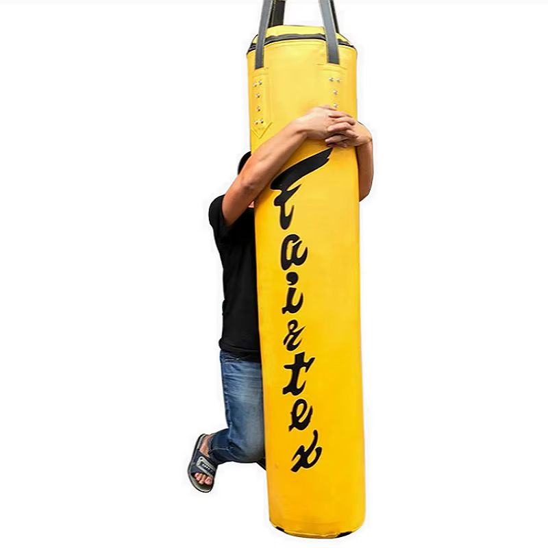 FAIRTEX 180 cm 48 kg sacs de boxe en cuir PU durables pour salle de sport Fitness Club Kickboxing