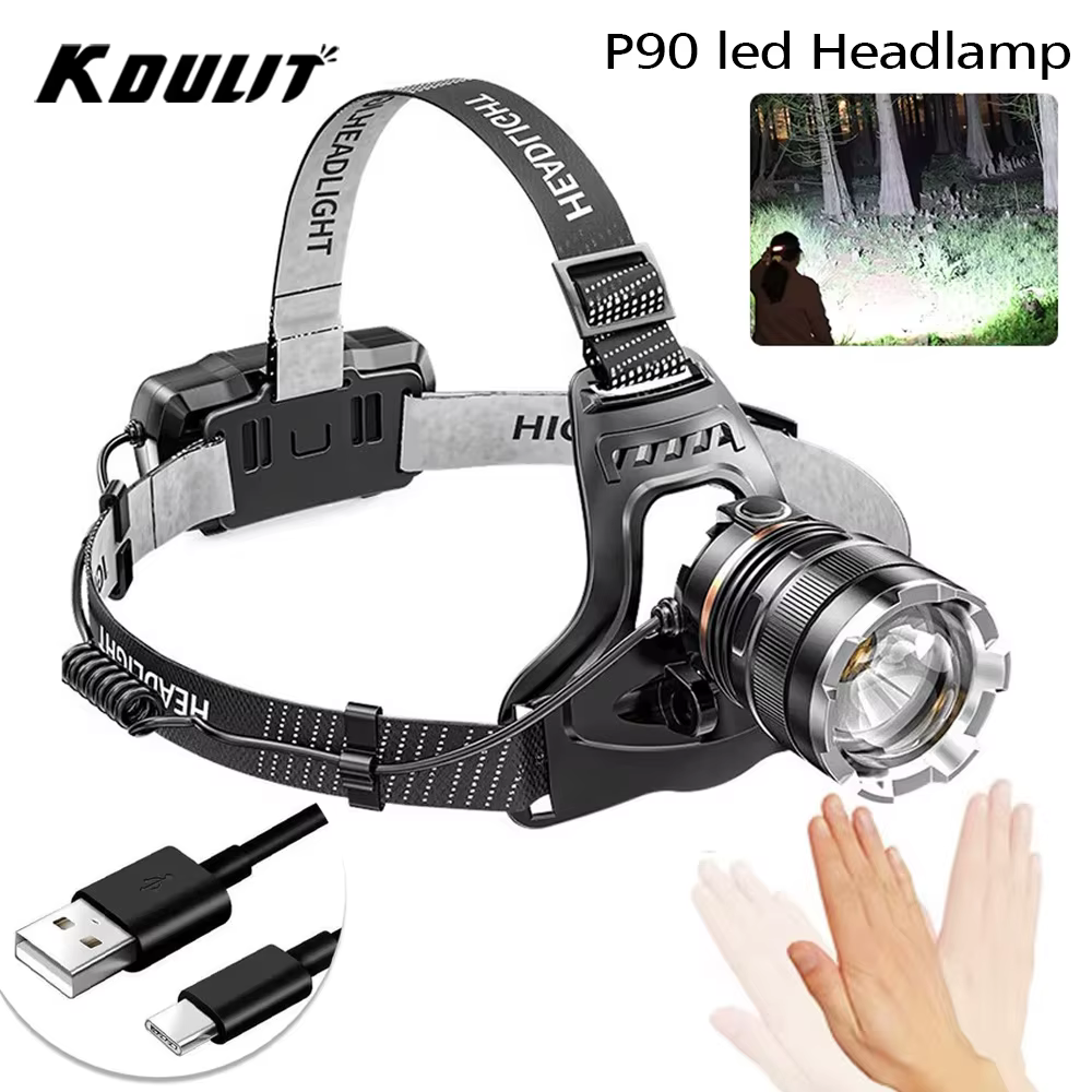 Led Super puissant phare Rechargeable lampe de poche haute puissance