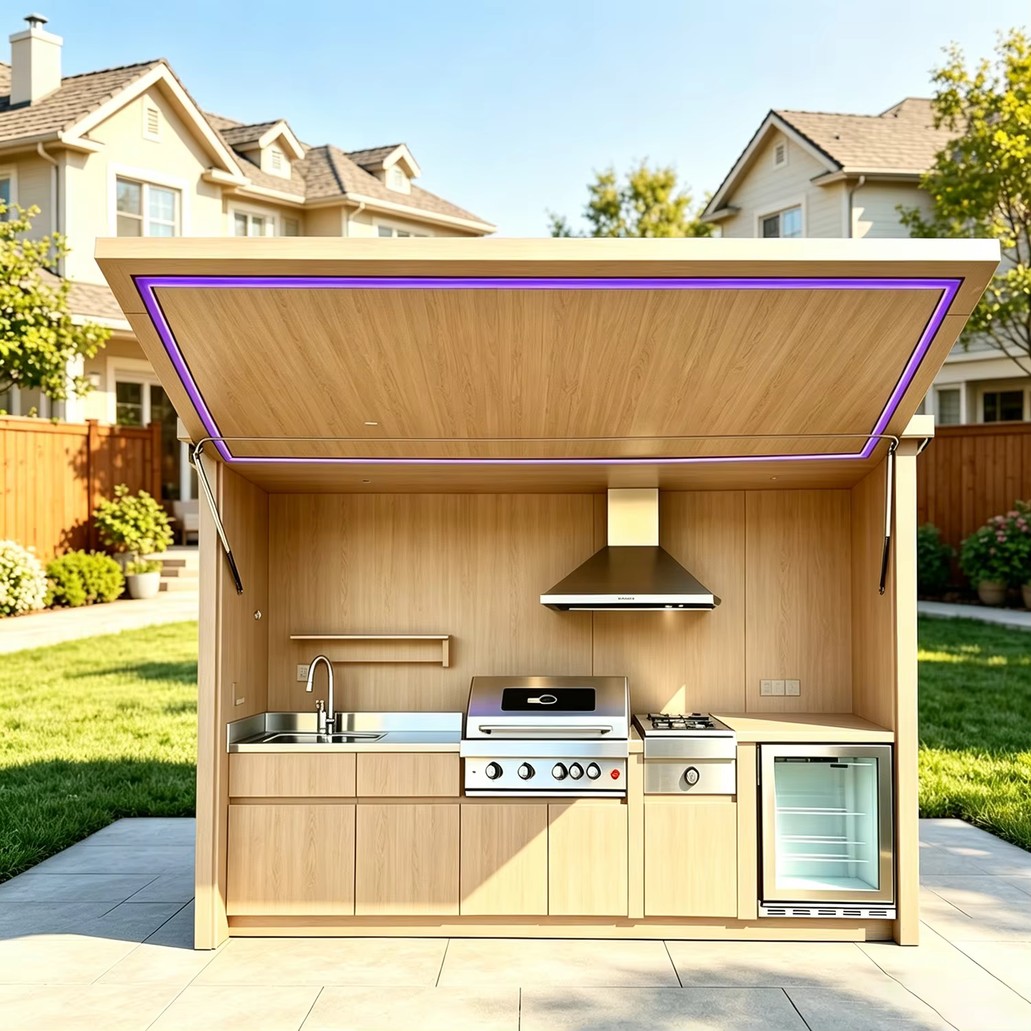 Cuisine extérieure pratique complète