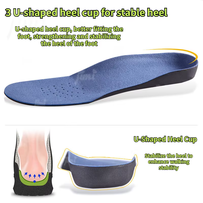 Semelle intérieure Orth4WD plate pour hommes et femmes, coussinets de pied de course, modèle de fasciite plantaire, coussin de soutien de la voûte plantaire, chaussures de rencontre