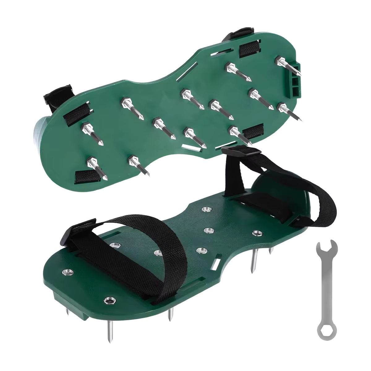 Chaussures d'aération de pelouse 9K réglables à pointes, sandales d'aération, outils de jardinage, accessoires manuels pour surcador de sol
