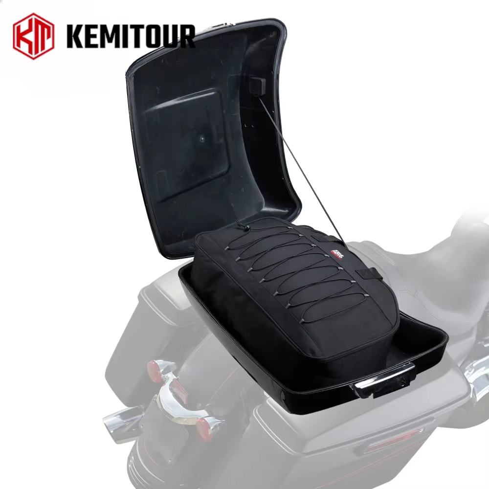 KEMITOUR Tour Pack organisateur voyage-Paks sac à bagages à doublure souple pour Street Glide Electra