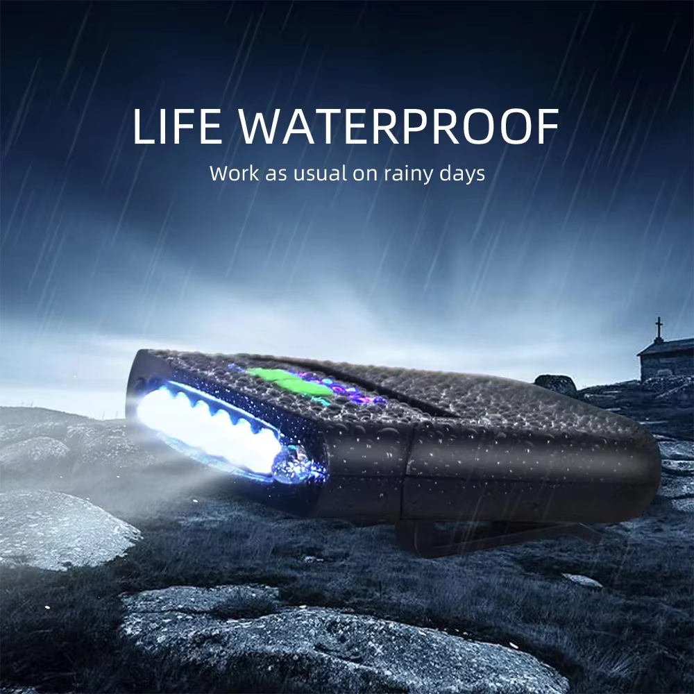 LED lampe frontale Mini pince sur casquette chapeau lumière tête torche pêche Camping