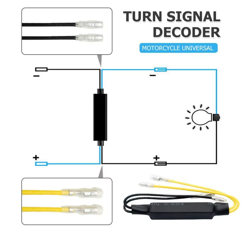 Résistance de charge indicatrice 12V 20W pour résoudre l'erreur de clignotant 26 Ohm